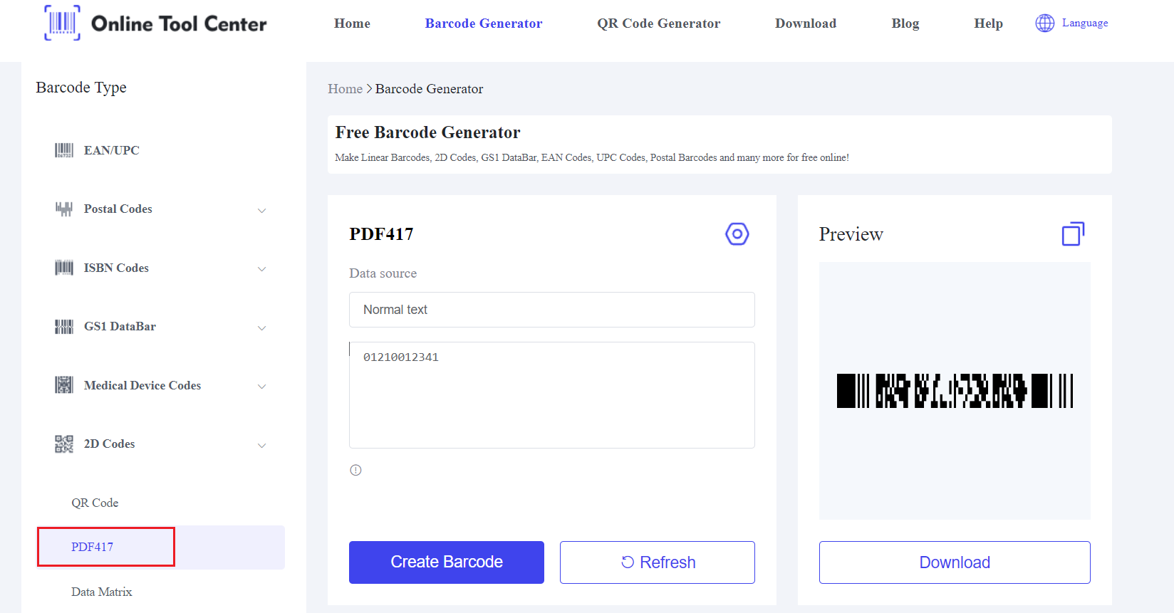 PDF417 Generator Barcode.png