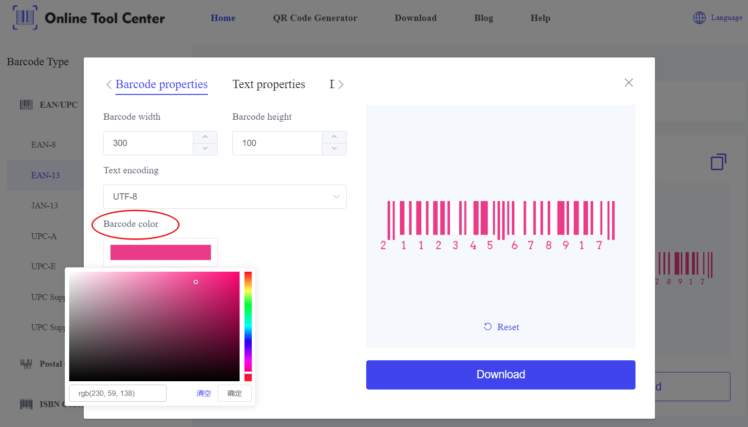 stvoriti ružičasti barcode.png