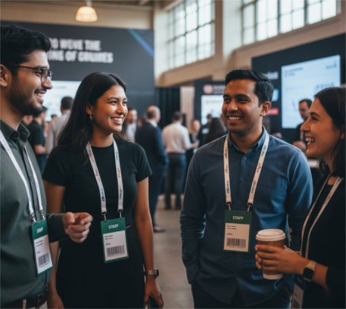 ventilacijska značka s barkodima