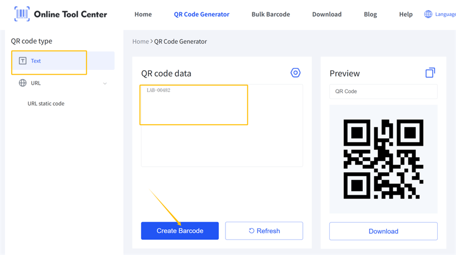 Pretvorite tekst u QR kod