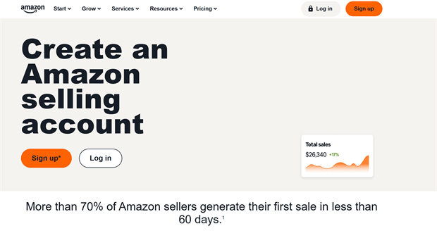 Amazon Prodavač račun