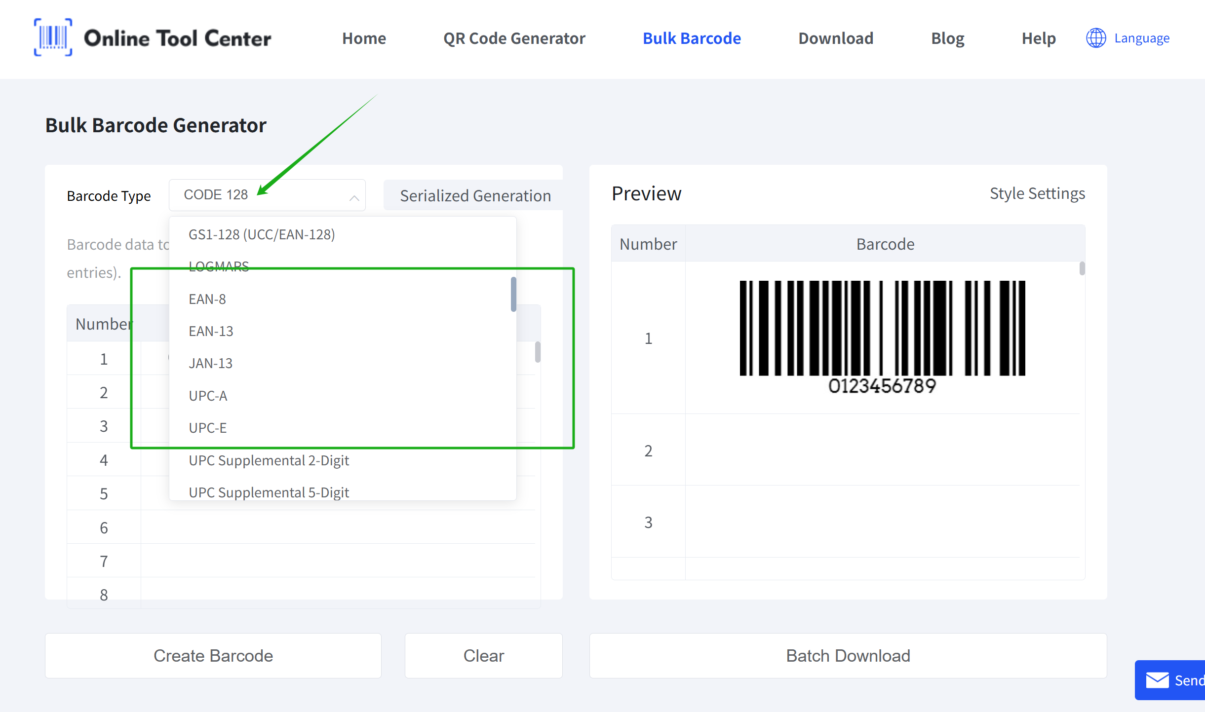 choose right barcode format odaberite pravi format barkoda