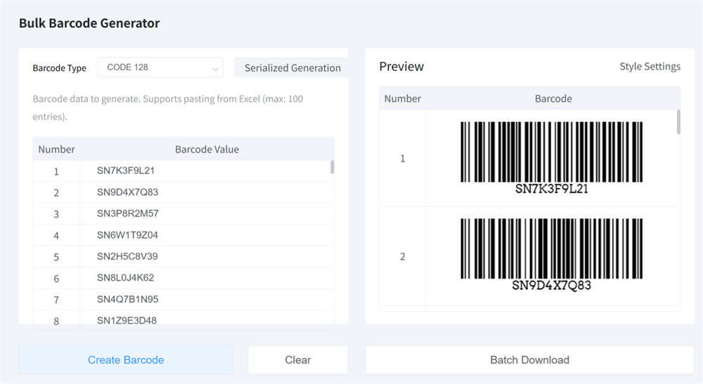 free bulk barcode generator besplatni generator barkoda