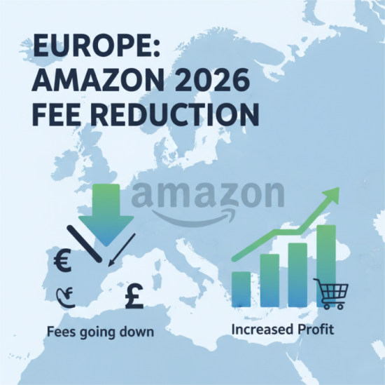 Europe amazon fee reductio Europa Amazon smanjenje naknade