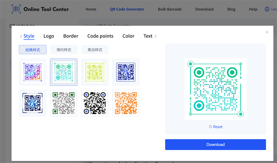 napraviti prilagođeni statički QR kod