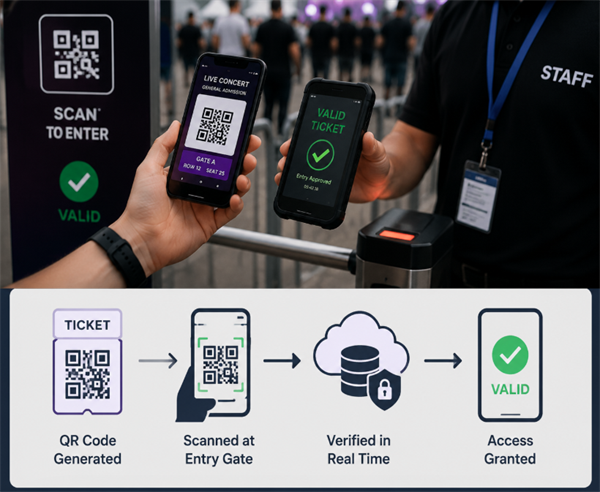 Kako funkcionira validacija karte s QR kodom