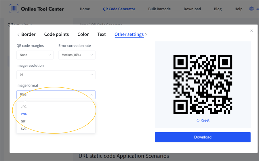Format slike QR koda