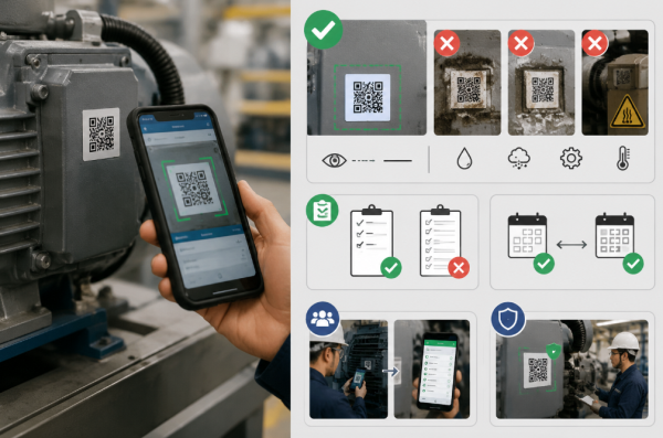 savjeti za inspekciju opreme s QR kodom