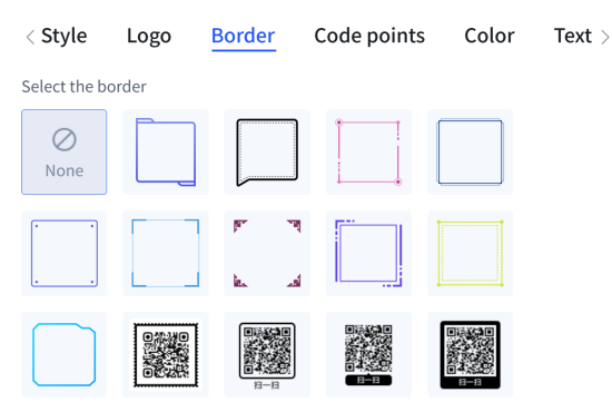 qr code borders granice QR koda
