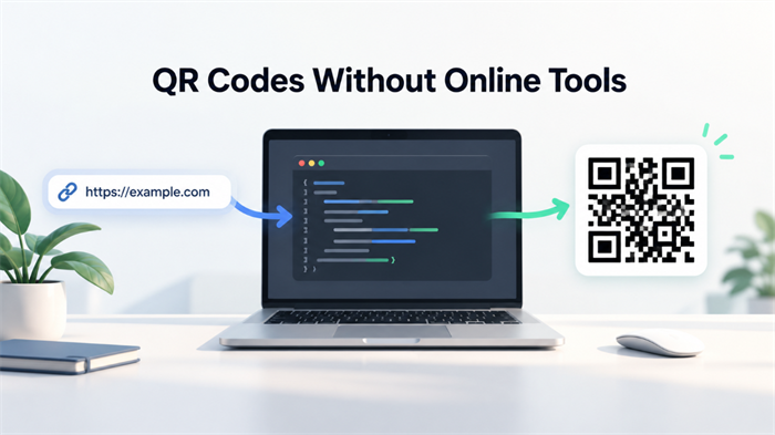 Create a QR Code without online tools Stvorite QR kod bez online alata