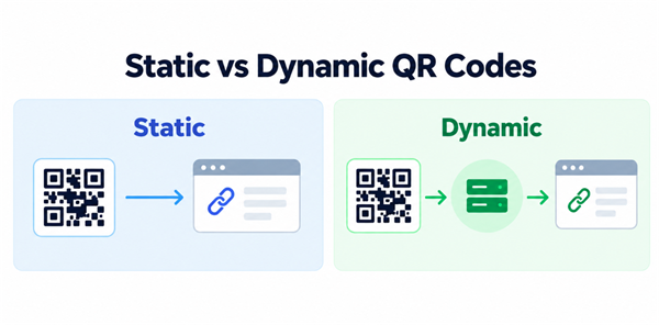 Static vs Dynamic QR Codes Statični i dinamički QR kodovi